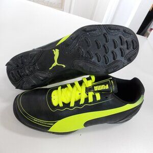 PUMA evoSPEED 5.2 TT Jr Turf Soccer Cleats Football boot Black Youth 102888 NWOB